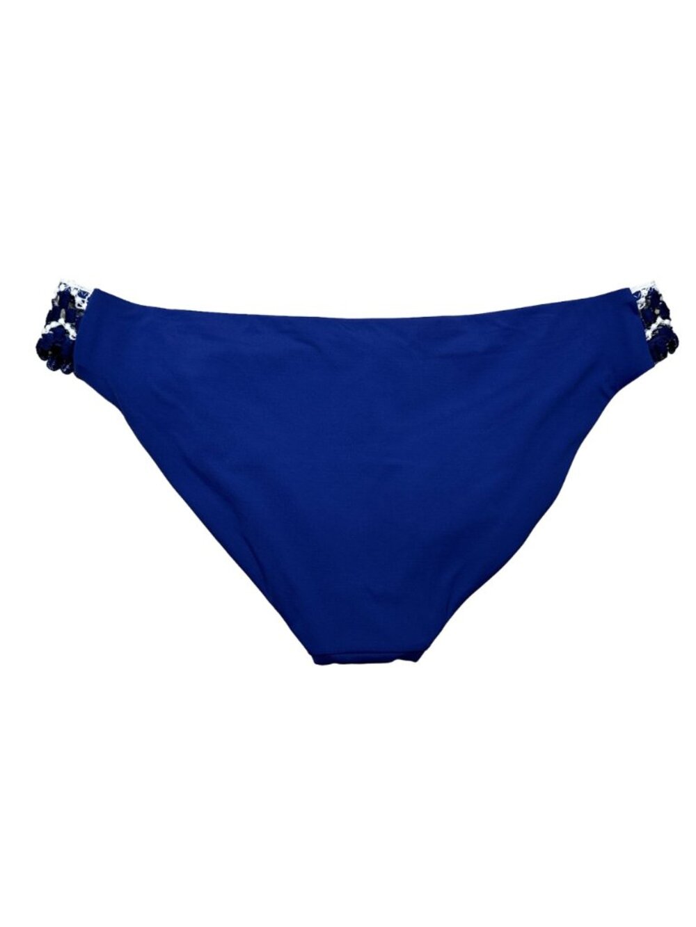 Becca Swim Bottoms Blue Size XL Resort Wear Crochet Delilah Hipster NEW - Picture 2 of 11